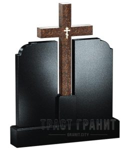 Семейный памятник с крестом на двоих Т139