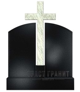 Двойной памятник с крестом на могилу Т150