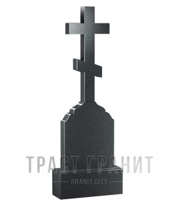 Памятник с крестом из гранита на могилу К107
