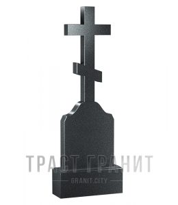 Памятник с крестом из гранита на могилу К111