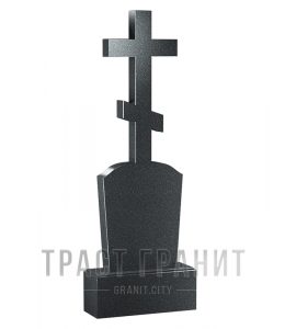 Памятник с крестом из гранита на могилу К118