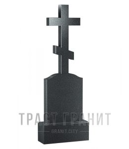 Памятник с крестом из гранита на могилу К120