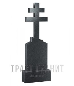 Памятник с крестом из гранита на могилу К125