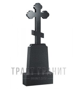Памятник с крестом из гранита на могилу К139
