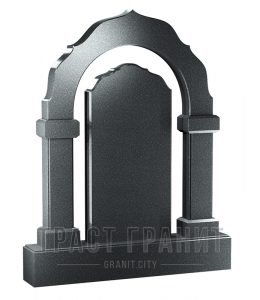 Памятник арка из гранита на могилу Р112