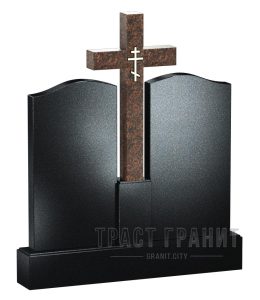 Семейный памятник с крестом на двоих Т141