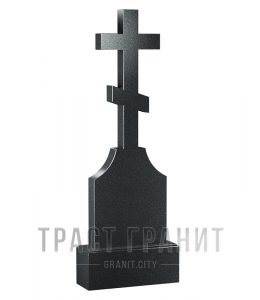Памятник с крестом из гранита на могилу К102