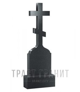 Памятник с крестом из гранита на могилу К110
