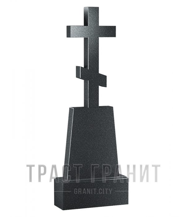 Памятник с крестом из гранита на могилу К113