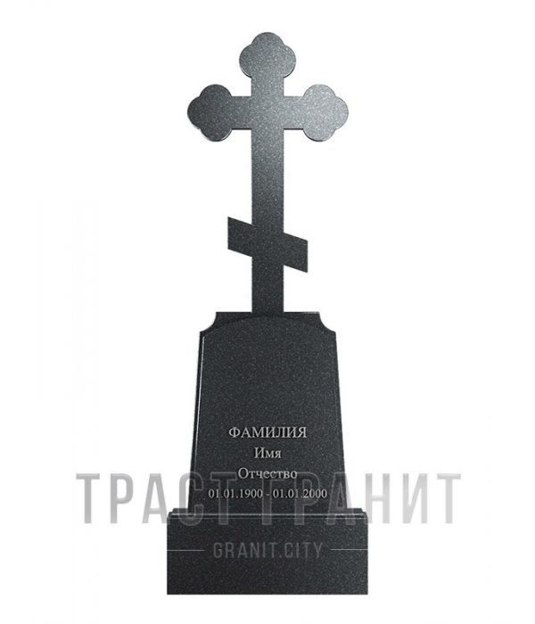Памятник с крестом из гранита на могилу К139