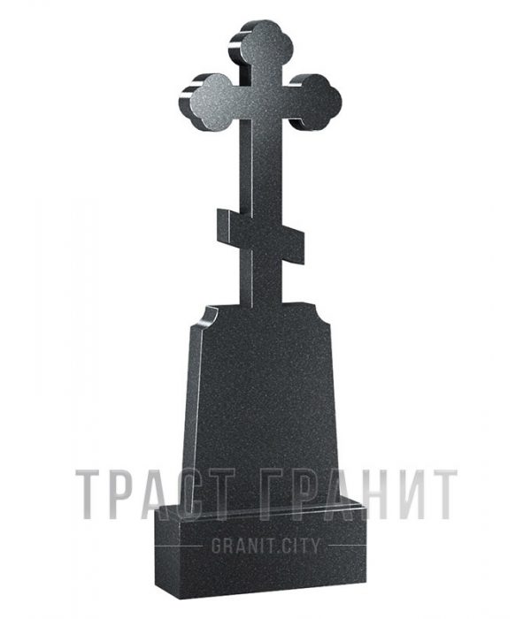 Памятник с крестом из гранита на могилу К140